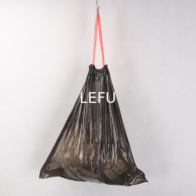 Custom Order Accepted Household Blue Plastic Roll Garbage Bag with Drawstring Drawstring