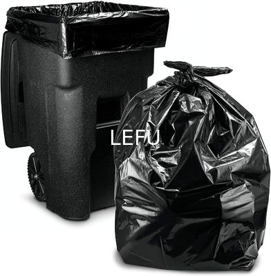 Certificate ok compost Heavy Duty Black Garbage Bags for Sustainable Waste Management