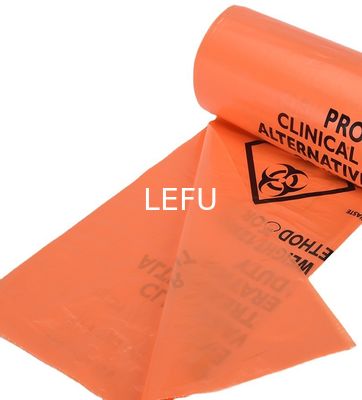 Offset Printed HDPE/LDPE/LLDPE Medical Waste Garbage Bin Liner Bag with Custom Design