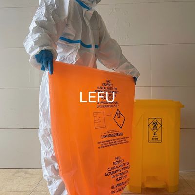 Offset Printed HDPE/LDPE/LLDPE Medical Waste Garbage Bin Liner Bag with Custom Design