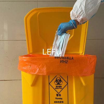 Offset Printed HDPE/LDPE/LLDPE Medical Waste Garbage Bin Liner Bag with Custom Design