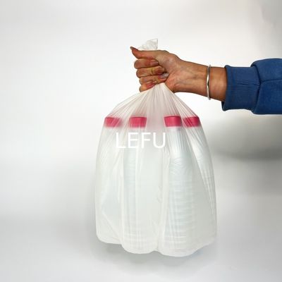 Biodegradable T Shirt Bag On Roll Made Of PBAT Material For Eco Friendly Packaging