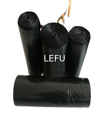 5-100 mic Thickness Certificate ok compost Recycled Black Bags in Roll for Garbage
