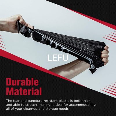 Outros produtos domésticos Sacos de lixo de plástico em HDPE preto pesado para caixote de rodas