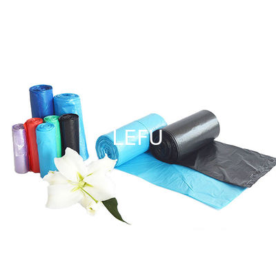 Certificate ok compost HDPE Drawstring Garbage Bag on Roll for Industrial Custom Order