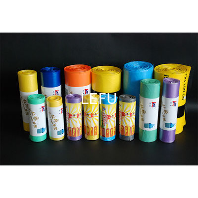 Certificate ok compost HDPE Drawstring Garbage Bag on Roll for Industrial Custom Order