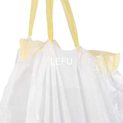 HDPE/LDPE/LLDPE Drawstring Household Drawstring Bin Liner For Industrial Garbage Trash Bag