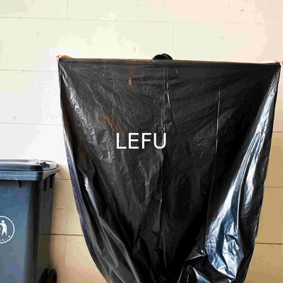 Embossing Surface Handling LDPE Black Star Seal Big Garbage Bags for Your Business