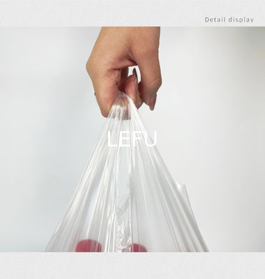 45*50Cm Black Disposable Point-Break Thickening Garbage Bag Material Flat Mouth Household Plastic Bag for Other Food