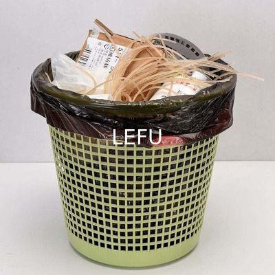 15Pcspack Drawstring Garbage Bag Plastic Colorful Trash Roll for Kitchen Compostable