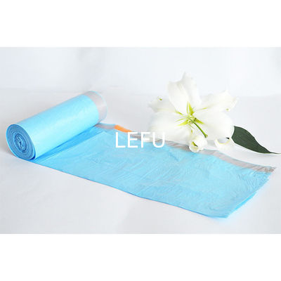 Transparent Color Garbage Bags Drawstring Customized For Kitchen Bedroom And Toilet