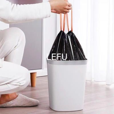 Drawstring HDPE Heavy Duty Clear Garbage Bags Unscented LDPE Blue Garbage Bag