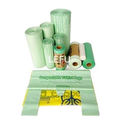 Größe Erweiterte biologisch abbaubare Müllsäcke für Badezimmer Schlafzimmer Büro Küche Mülltonne Beige