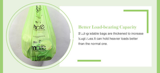Bio Degradable Plastic Shopping Bag With Own Logo For Other Household Products