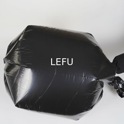 Drawstring Closure Medium Large Trash Bags for Sealing Handle HDPE/LDPE/LLDPE Material