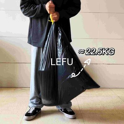 Food Packaging Made Easy with This Drawstring Garbage Bag Durable and Portable Design