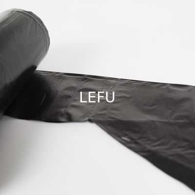Drawstring Closure Medium Large Trash Bags for Sealing Handle HDPE/LDPE/LLDPE Material