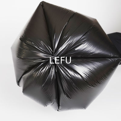 Drawstring Closure Medium Large Trash Bags for Sealing Handle HDPE/LDPE/LLDPE Material