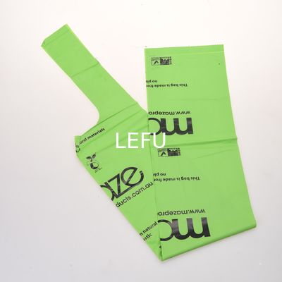 Custom Green 100% Biodegradable Plastic Bag for Industrial Food and Garbage Waste