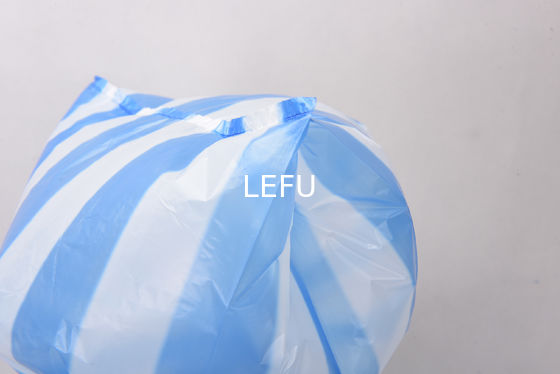 HDPE Custom Pattern Widen Handle T Shirt Plastic Bag For Food Waste And Disposal