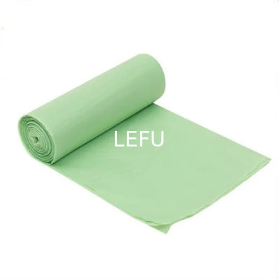 Wastebasket Liners Biodegradable Plastic Bags With Handles For Home And Office Flexo Printing Surface Handling