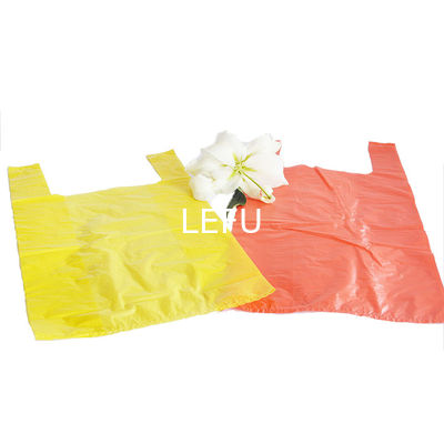 Pulp Moulding Plastic T Shirt Bag For Supermarket And Shopping Eco Friendly Material