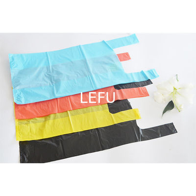 Pulp Moulding Plastic T Shirt Bag For Supermarket And Shopping Eco Friendly Material