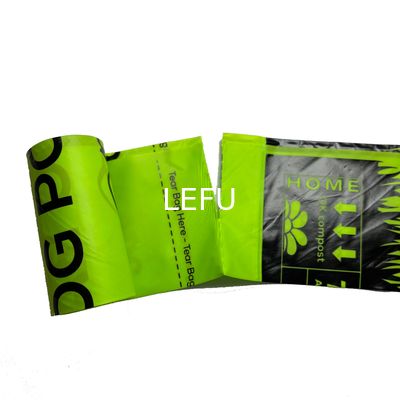 100% Biodegradable Plastic Dog Poop Waste Bag Customized Size with Logo Customized Logo