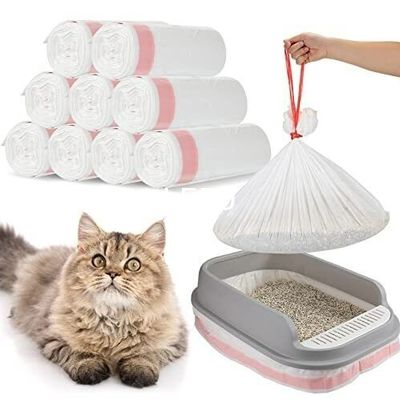 PLA PBAT Material Structure Heat Seal 15 mic Compostable Pet Poop Bags for Dogs and Cats
