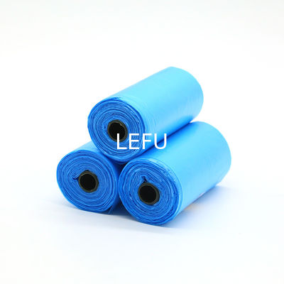 15 PCS/roll Biodegradable Pet Garbage Bags T-shirt Bag Type for Dog Poo Bag Supplies