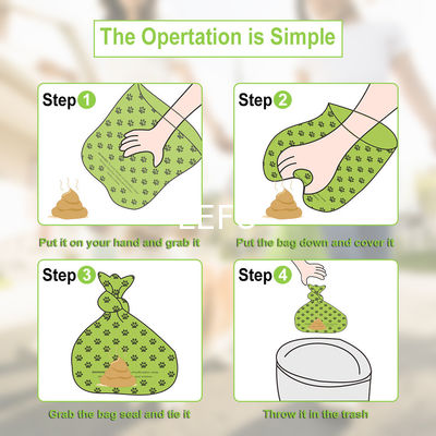 Dog Poop Bags with Guaranteed Leak Proof and Extra Thick Waste Bag Refill Rolls Unscented