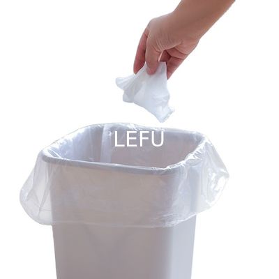 Vest Handle Kitchen Plastic Biodegradable Bag Customized  Convenient Drawstring For Easy Take Out