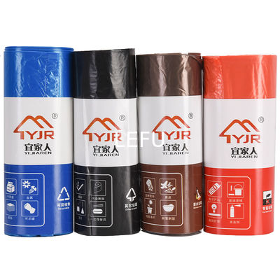 Convenient Waste Disposal Plastic Bags on Roll with Customized Logo Option