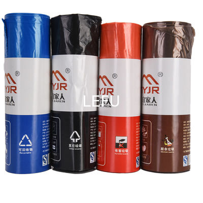 Convenient Disposable Plastic Drawstring Garbage Bag for Can Liners in HDPE Material