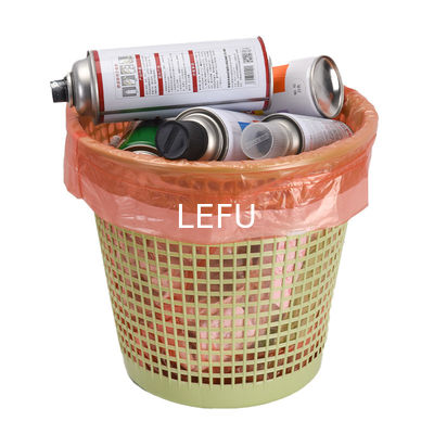 Saco de lixo de plástico descartável para revestimentos de latas em material HDPE