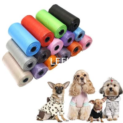 Plastic Doggy Scent Zero Waste Dog Poop Bags / Compostable Poop Bags Portable Biodegradable