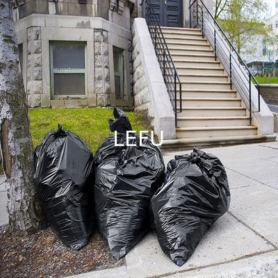 Bottom Gusset Bag Industrial Strength Plastic Drum Liners for Heavy Duty Trash Packing