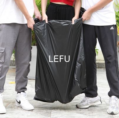 Industrial Heavy Duty Black Garbage Bags for Outdoor Trash Can Liners Household Products