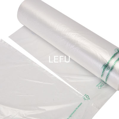 Clear Food Packing Flat Poly Bags On Rolls Bio Degradable HDPE Material And Thickness 5-100 Mic