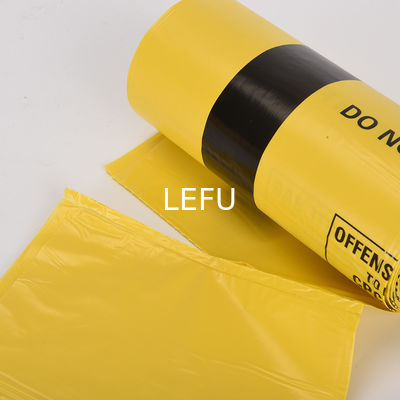 Customized PE Medical Biohazard Waste Bags Perfect Mechanical Resistance And Opacity For Hospital