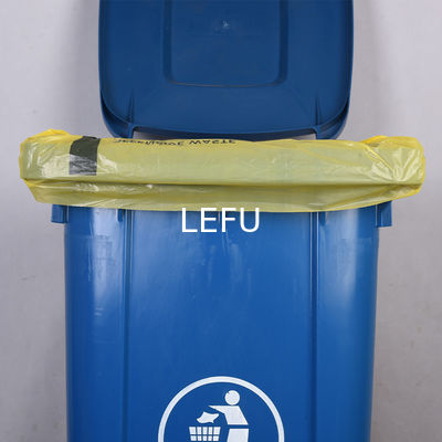 Customized PE Medical Biohazard Waste Bags Perfect Mechanical Resistance And Opacity For Hospital