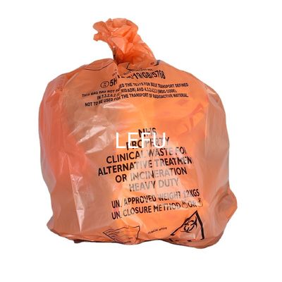 1 Ton Customized Logo Medical Liners Plastic Biohazard Bags Yellow Security HDPE Accepted Bags CN SHN