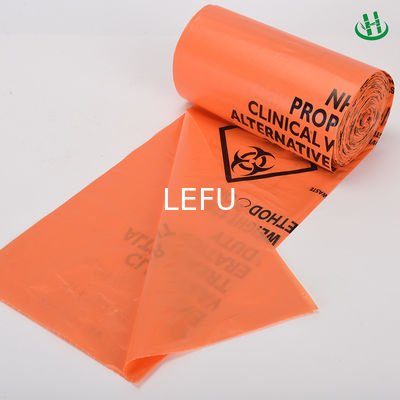 1 Ton Customized Logo Medical Liners Plastic Biohazard Bags Yellow Security HDPE Accepted Bags CN SHN