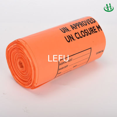 1 Ton Customized Logo Medical Liners Plastic Biohazard Bags Yellow Security HDPE Accepted Bags CN SHN