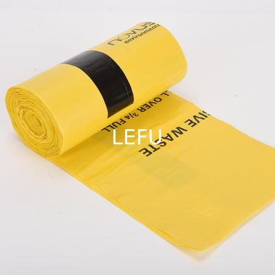 1 Ton Customized Logo Medical Liners Plastic Biohazard Bags Yellow Security HDPE Accepted Bags CN SHN