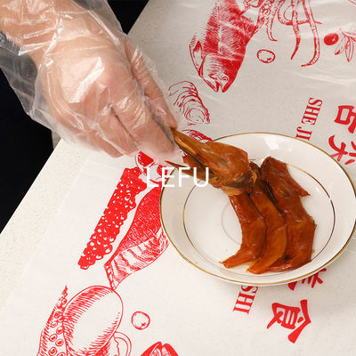 Transparent Disposable Food Safe Gloves Customized Thickness And Exclusive Customization