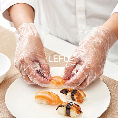 Transparent Disposable Food Safe Gloves Customized Thickness And Exclusive Customization