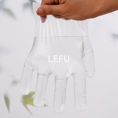 Transparent PE Plastic Clear Plastic Disposable Gloves Household Catering For Thick Winter Cleaning