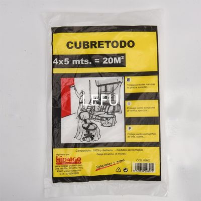 PE Painting Drop Cloth Sheet Plastic Dust Cover for Painting Thickness 5-15 mic Offer