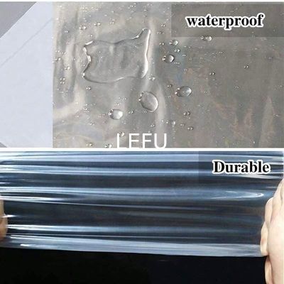 5.5-12.5 micron Thickness Table Plastic Dust Cover For Transparent Disposable Furniture
